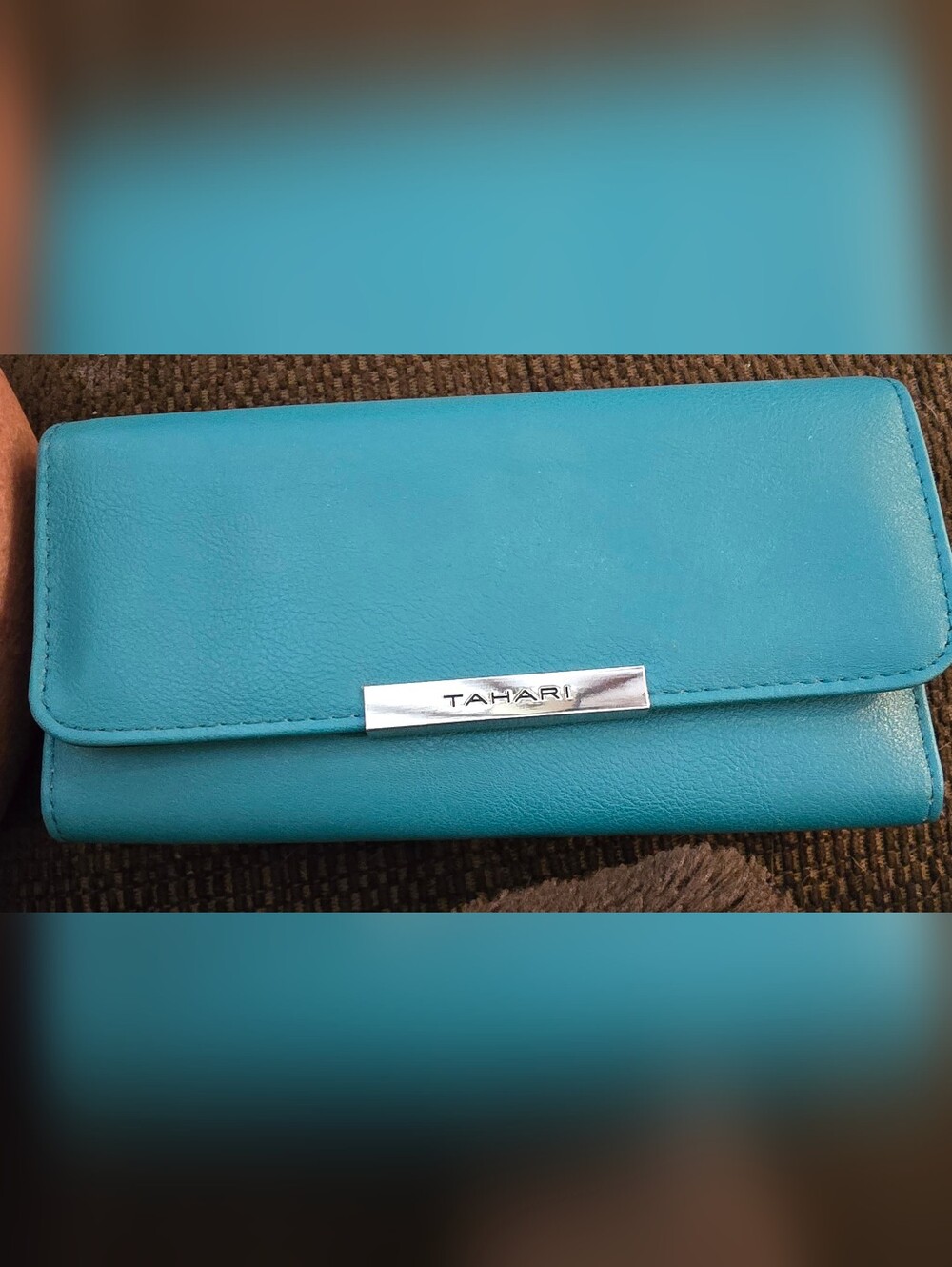 Tahari Wallet Teal Blue